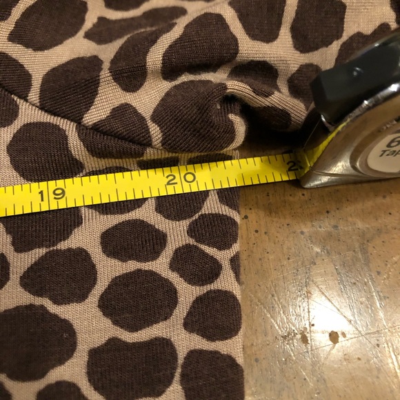 Soft Surroundings brown animal print tunic - Picture 8 of 8